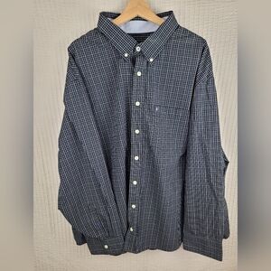 IZOD Button Down Checkered Men's‎ 3XL